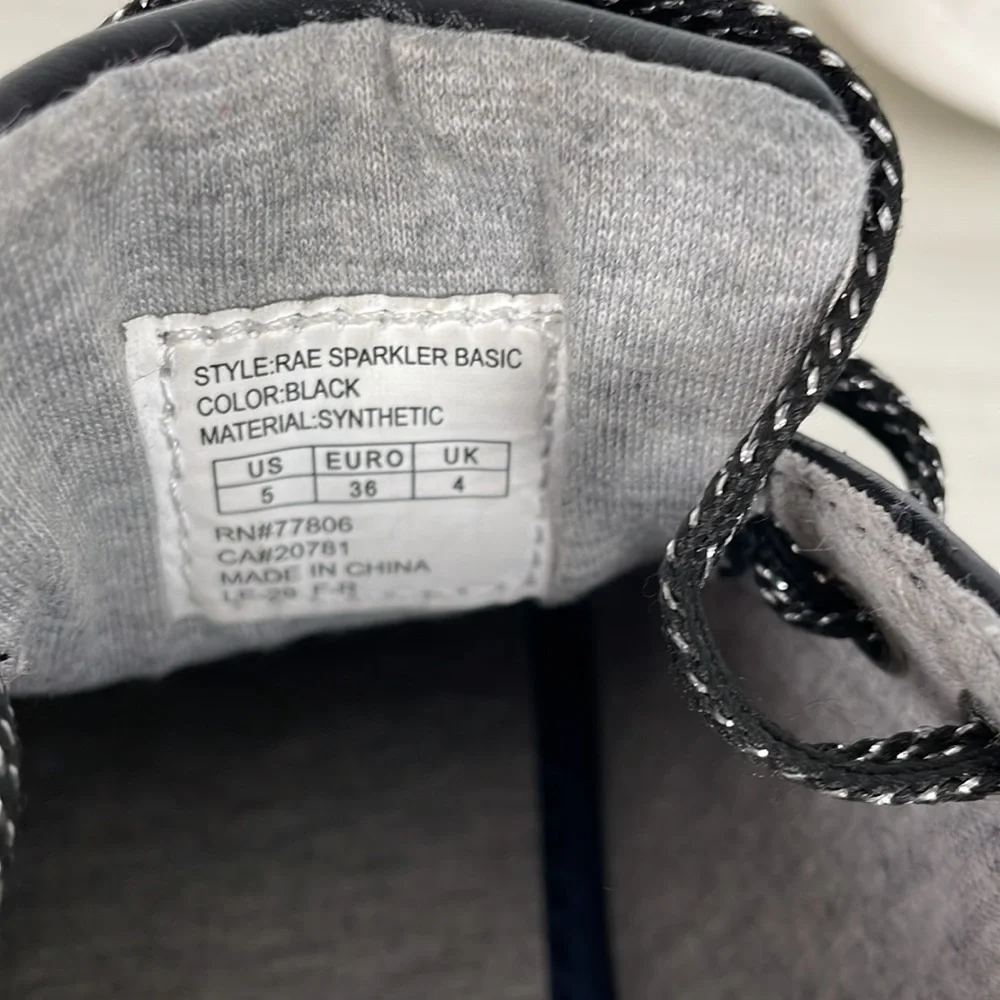 Tommy Hilfiger Rae sparkler basic lace up striped side faux leather sneakers 5